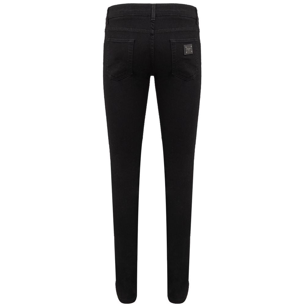 Dolce & Gabbana Black Cotton Jeans & Pant - IT50 | L