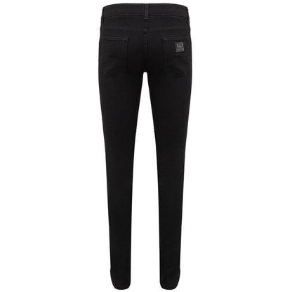 Dolce & Gabbana Black Cotton Jeans & Pant - IT50 | L