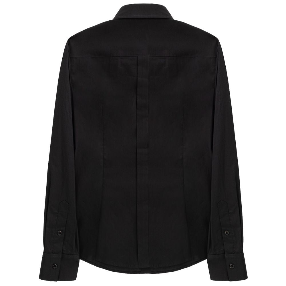 Dolce & Gabbana Black Cotton Shirt - 44