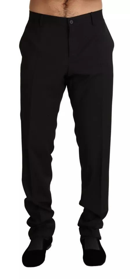 Dolce & Gabbana Black Dress Formal Skinny Pants - IT54 | XL