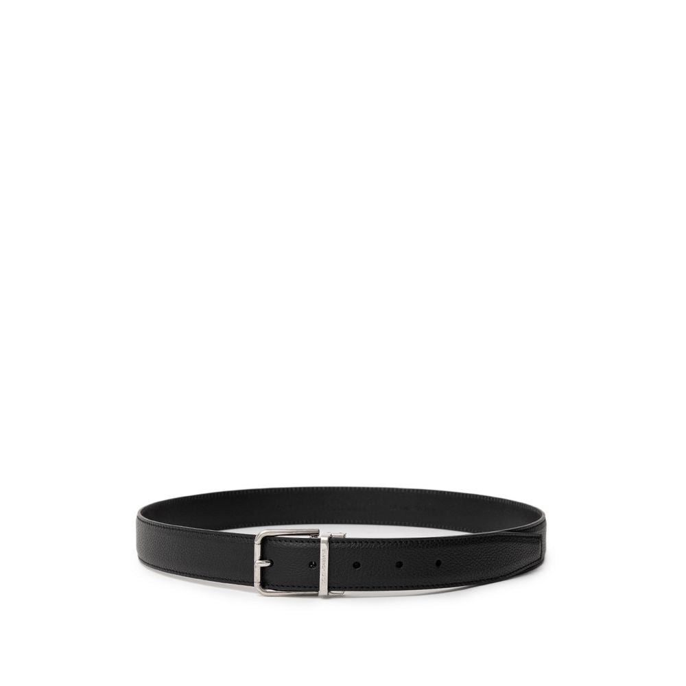 Dolce & Gabbana Black Leather Belt - 90 cm / 36 Inches