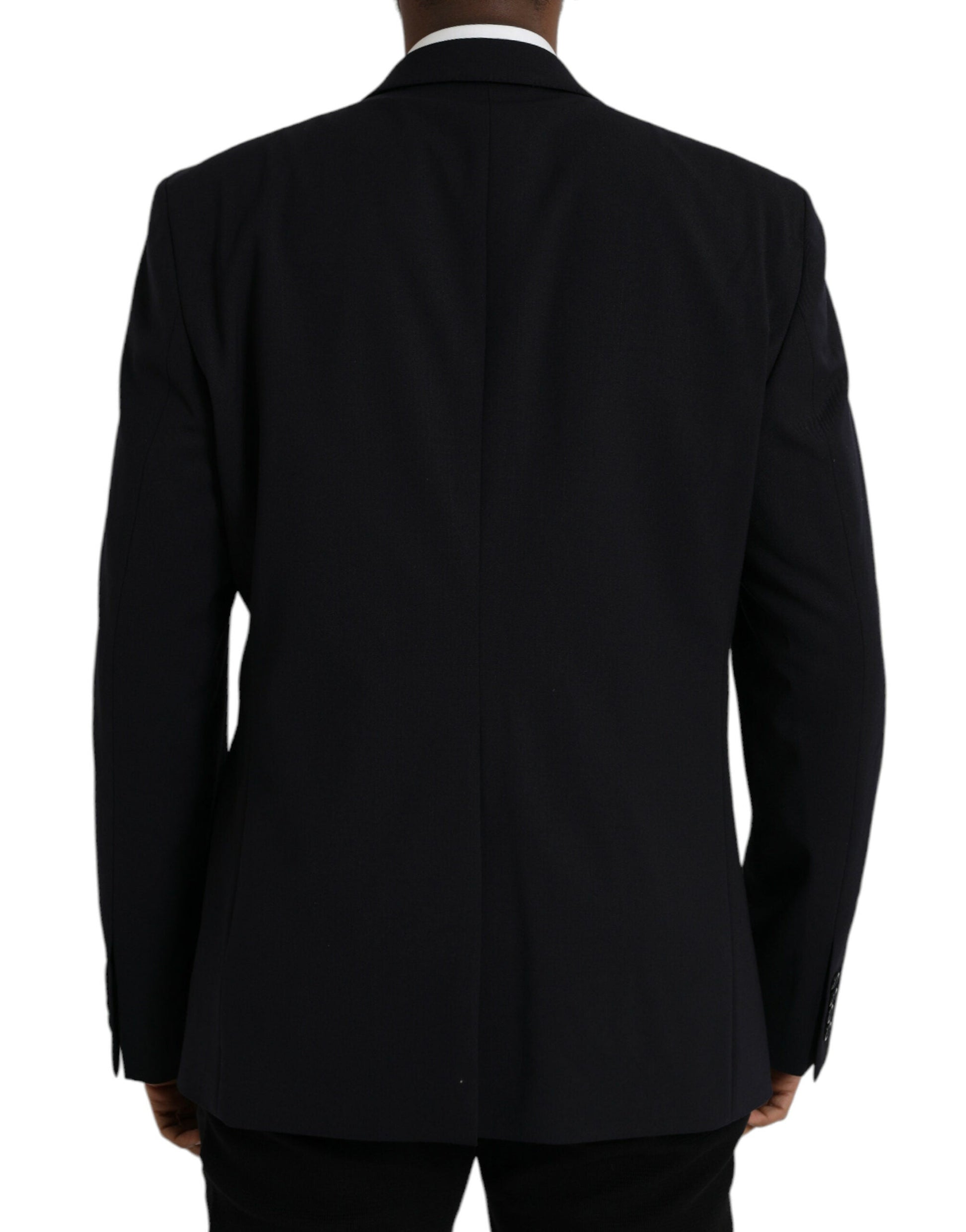 Dolce & Gabbana Black MARTINI Single Breasted Coat Blazer - IT54 | XL