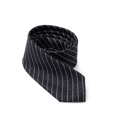 Dolce & Gabbana Black Polyester Ties & Bowty - 6 cm