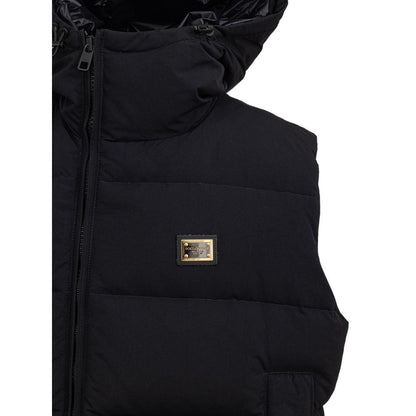 Dolce & Gabbana Black Polyester Vest - IT50 | L