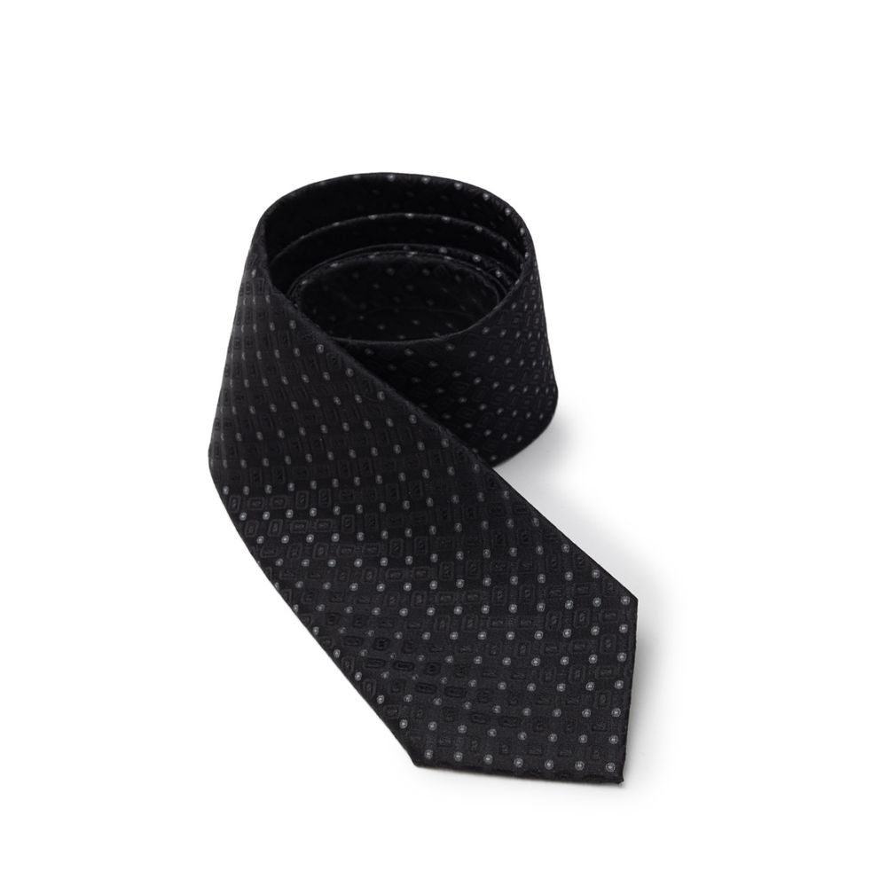 Dolce & Gabbana Black Silk Ties & Bowty - 8 cm