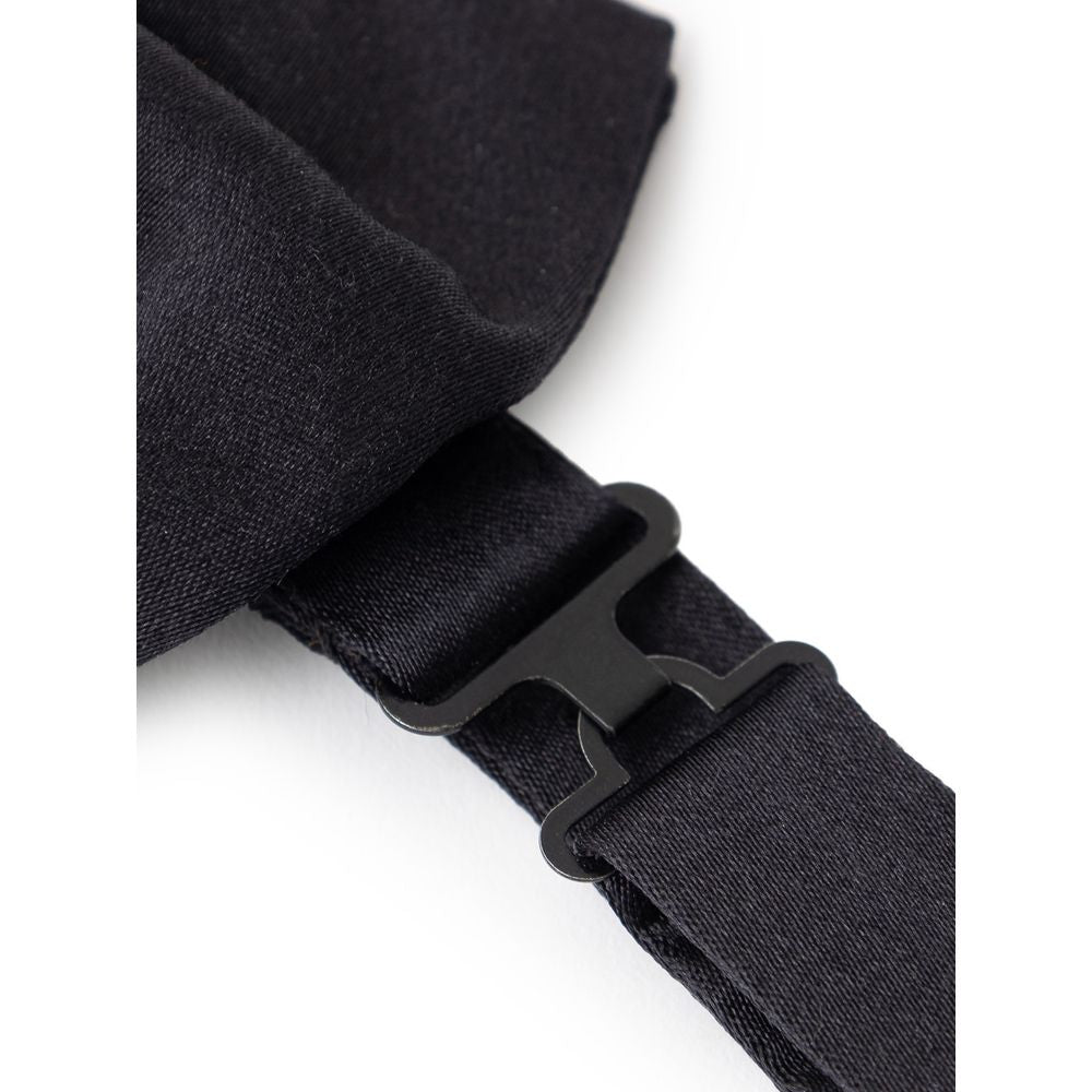 Dolce & Gabbana Black Silk Ties & Bowty - One Size