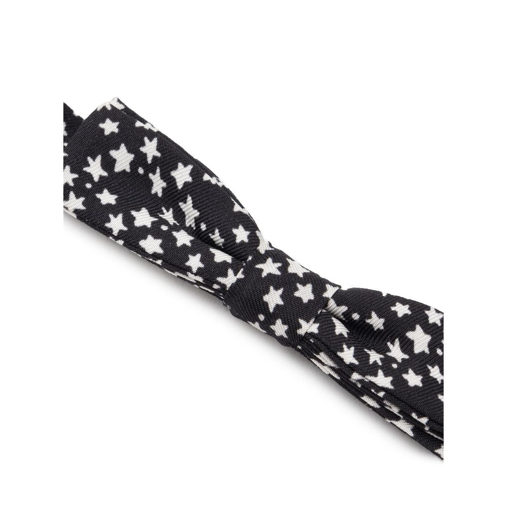 Dolce & Gabbana Black Silk Ties & Bowty - One Size