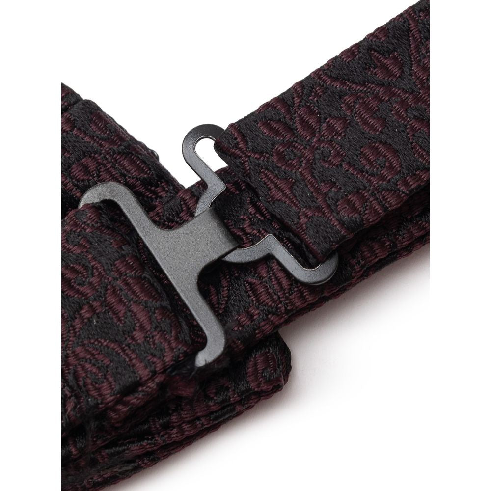 Dolce & Gabbana Black Silk Ties & Bowty - One Size