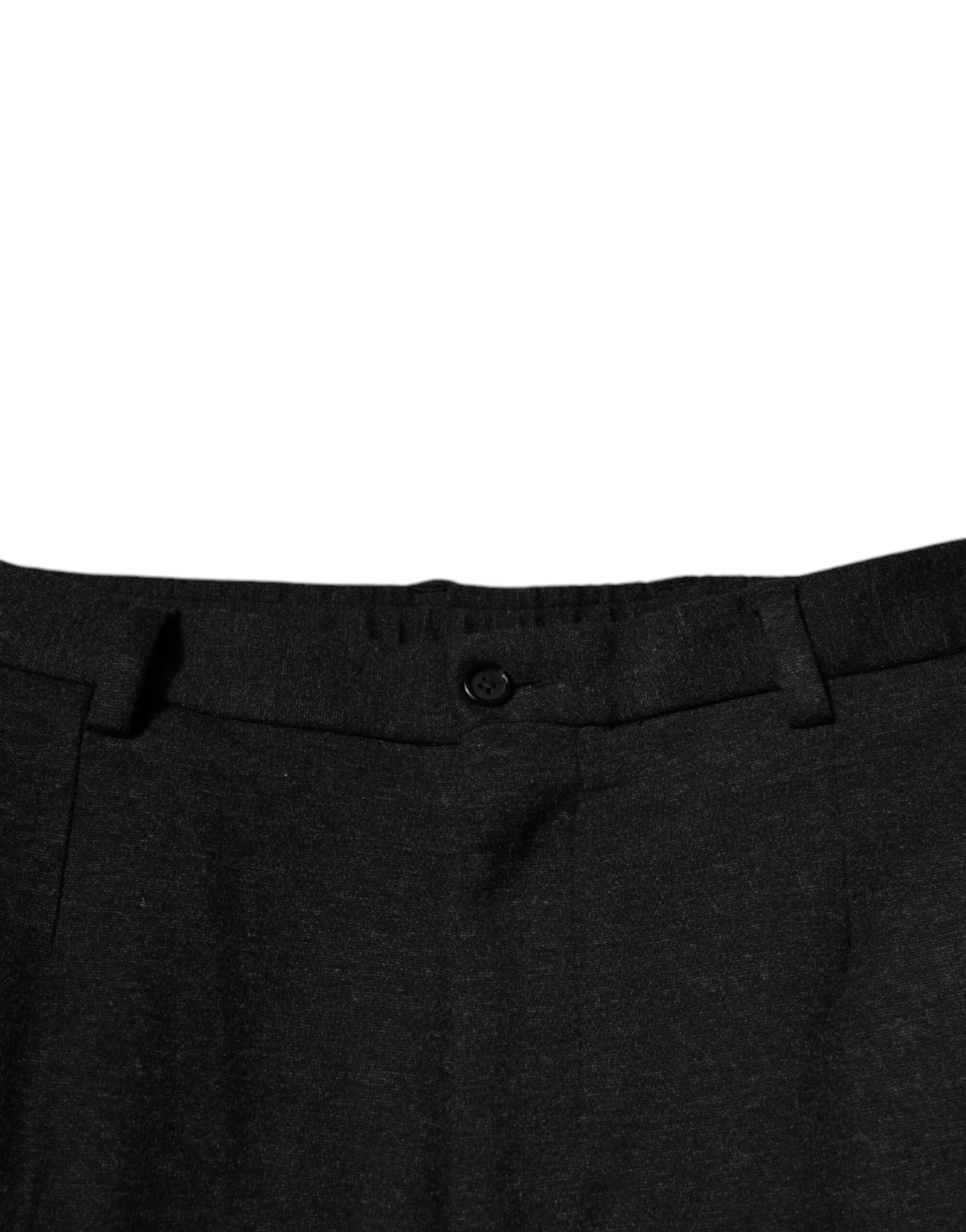 Dolce & Gabbana Black Viscose Cargo Men Casual Pants - IT50 | L