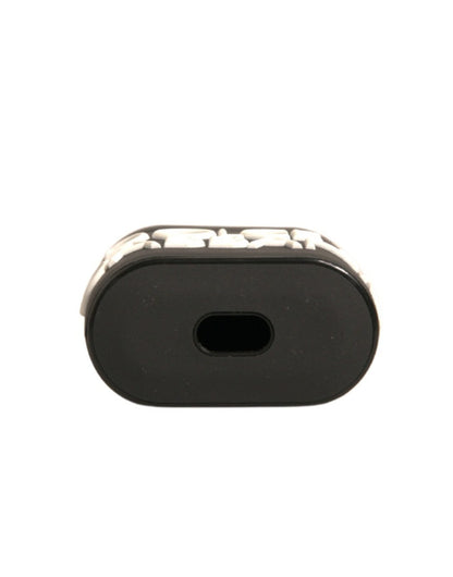 Dolce & Gabbana Black White Silicone Embossed Logo Airpods Case