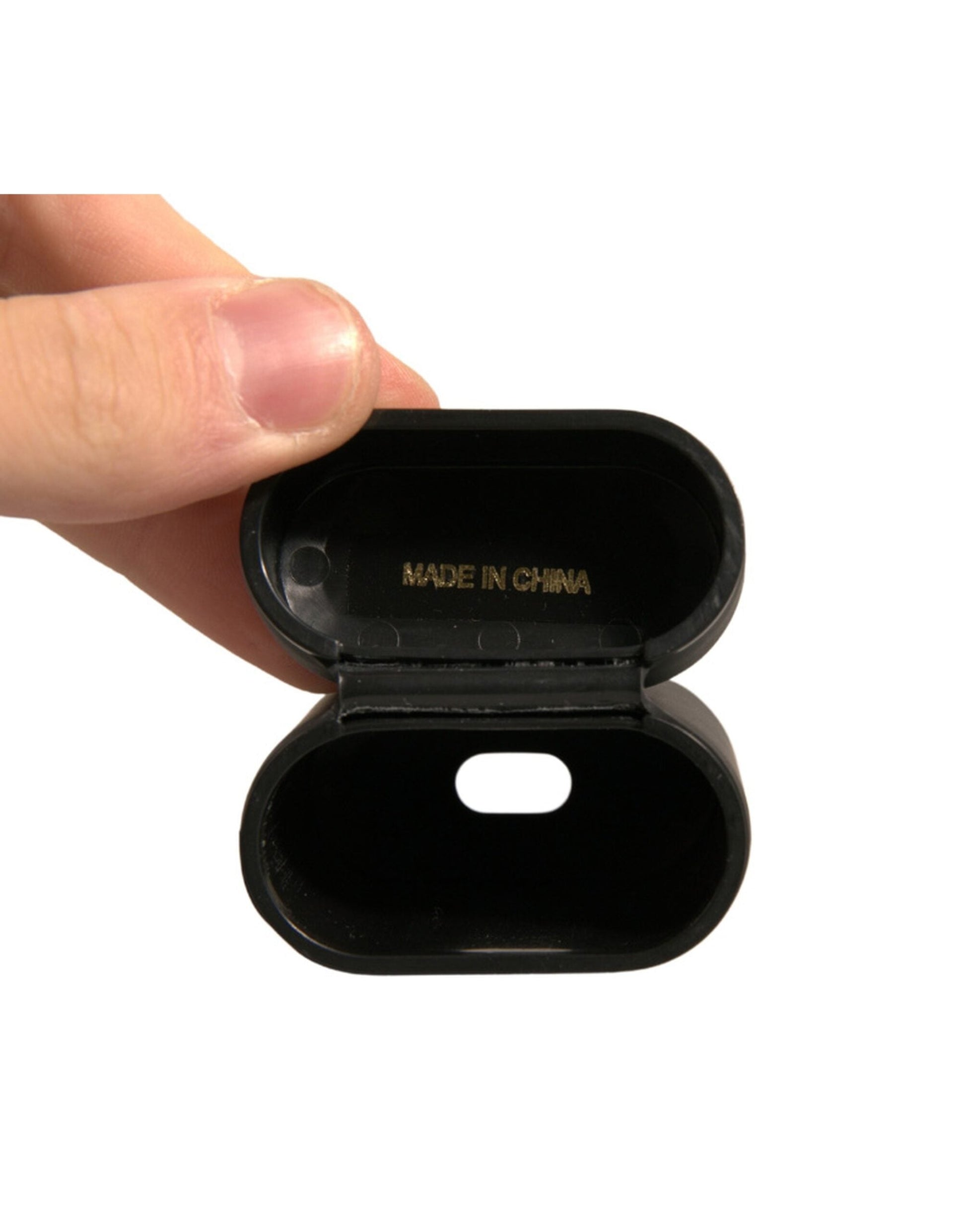 Dolce & Gabbana Black White Silicone Embossed Logo Airpods Case