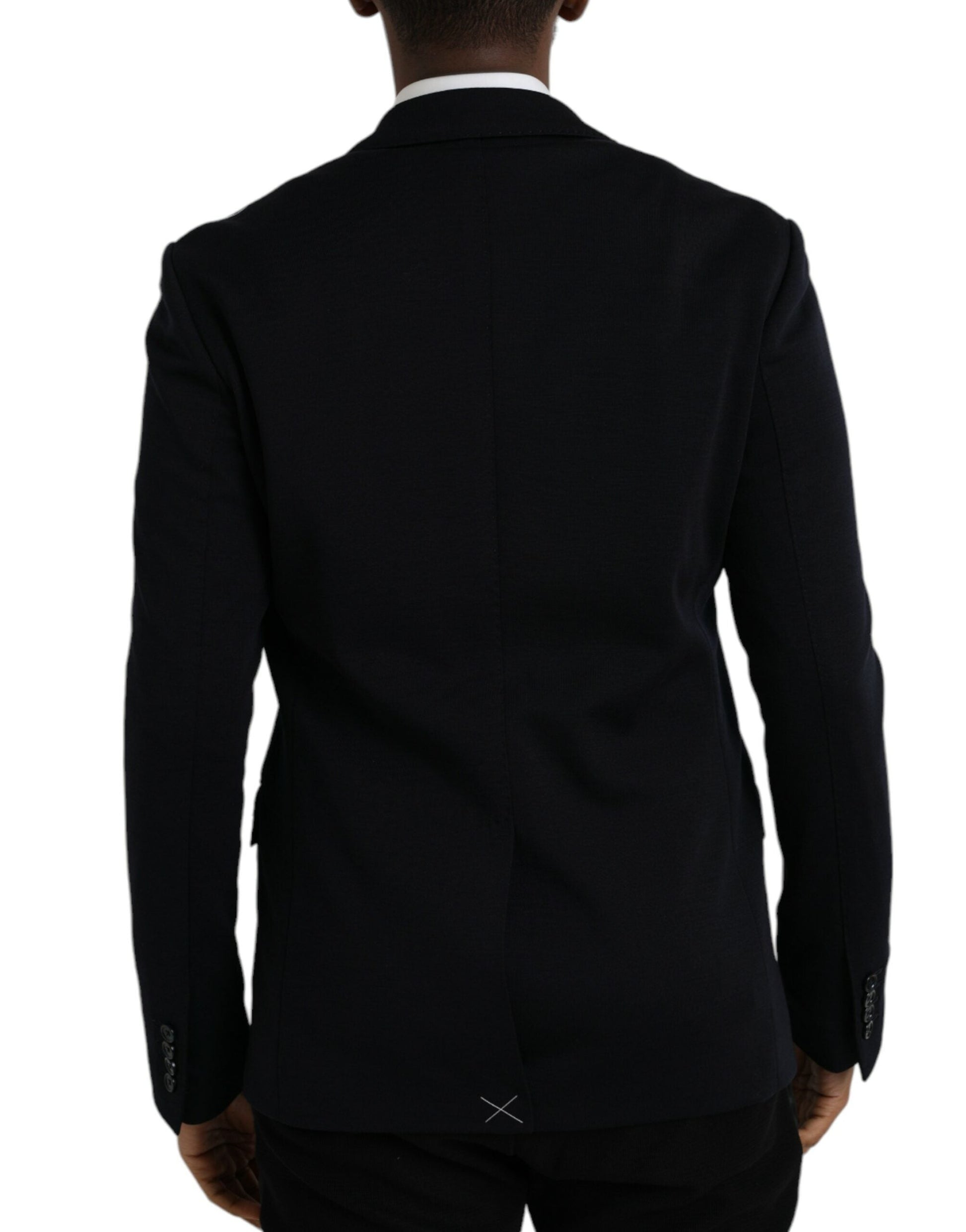 Dolce & Gabbana Black Wool Single Breasted Coat Blazer - IT44 | XS