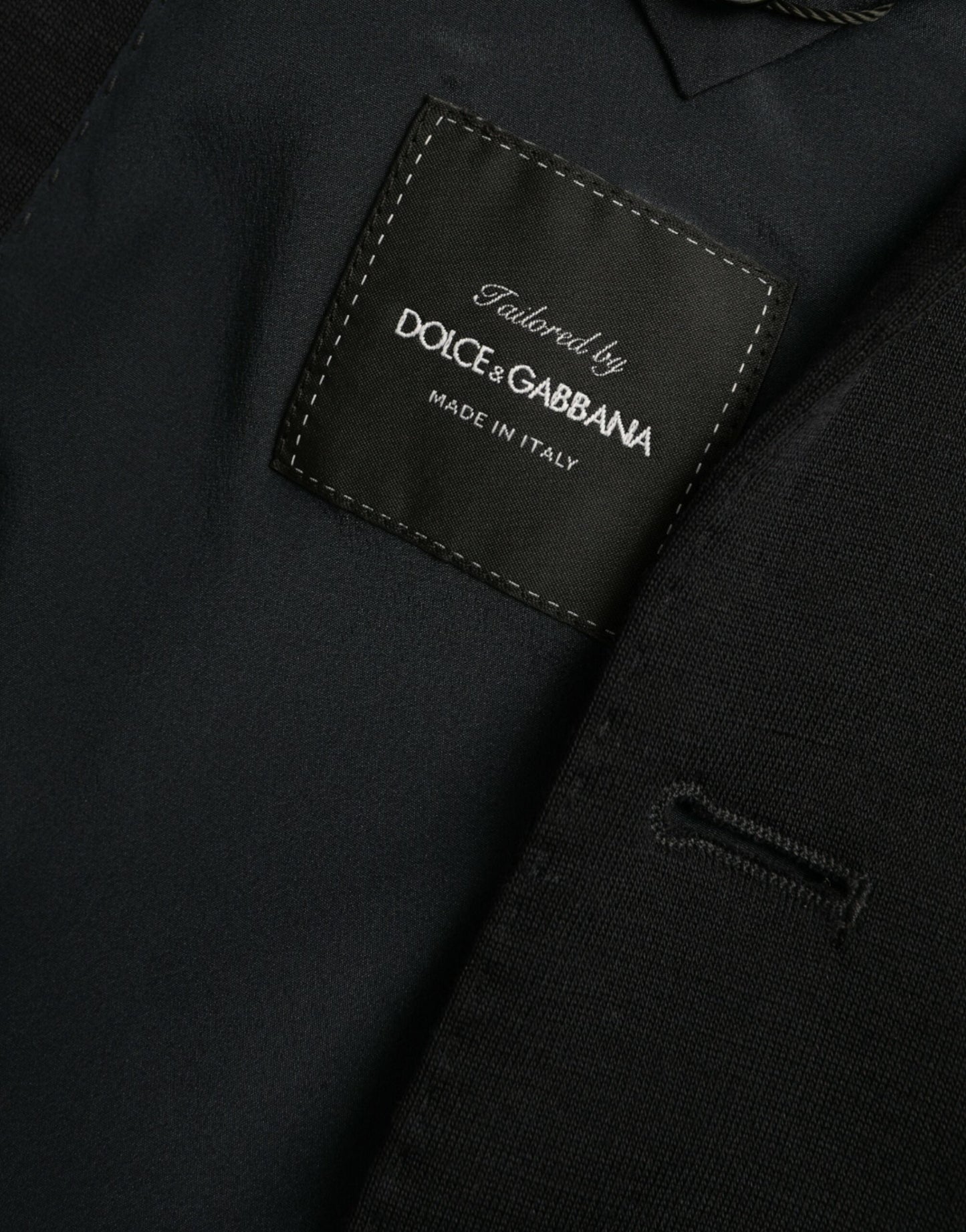 Dolce & Gabbana Black Wool Single Breasted Coat Blazer - IT44 | XS