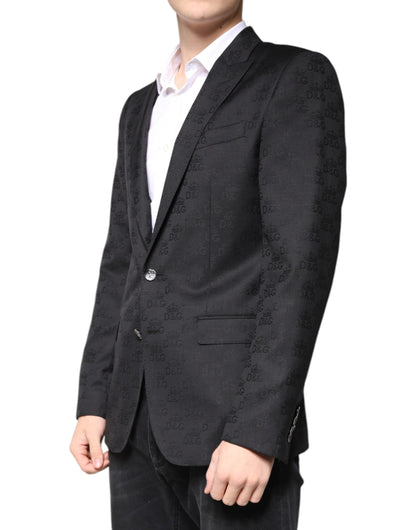 Dolce & Gabbana Black Wool Single Breasted Formal Blazer - IT48 | M