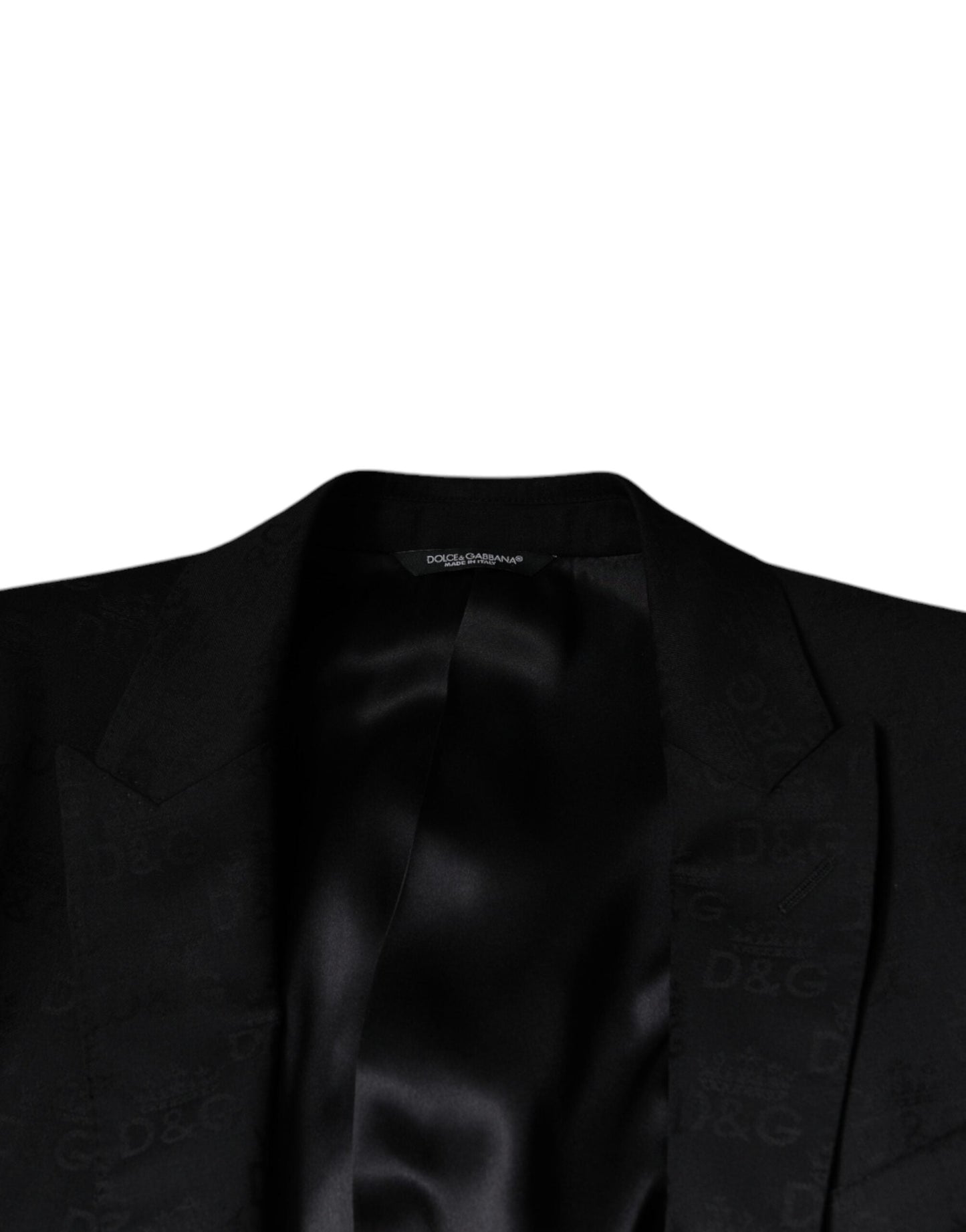 Dolce & Gabbana Black Wool Single Breasted Formal Blazer - IT48 | M