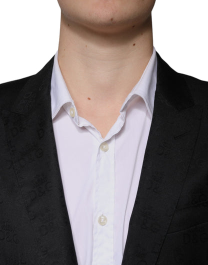 Dolce & Gabbana Black Wool Single Breasted Formal Blazer - IT48 | M