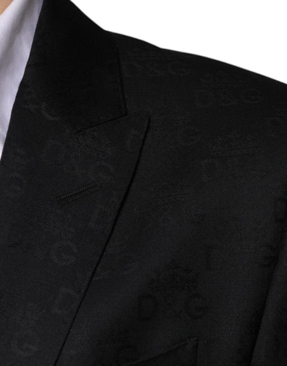 Dolce & Gabbana Black Wool Single Breasted Formal Blazer - IT48 | M