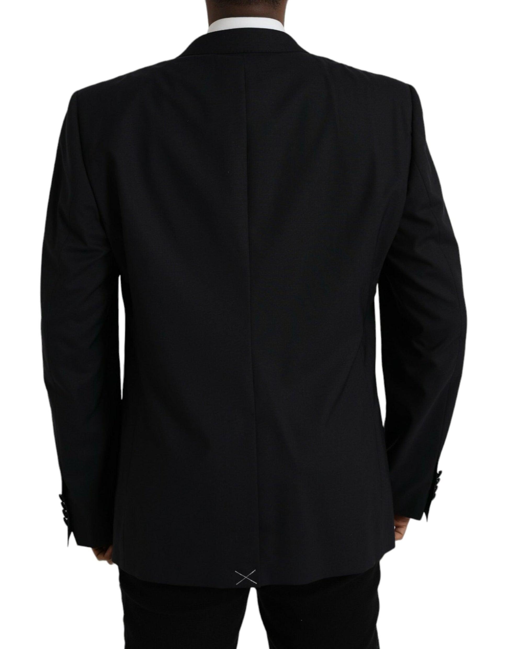 Dolce & Gabbana Blue MARTINI Single Breasted Coat Blazer - IT58 | XXL