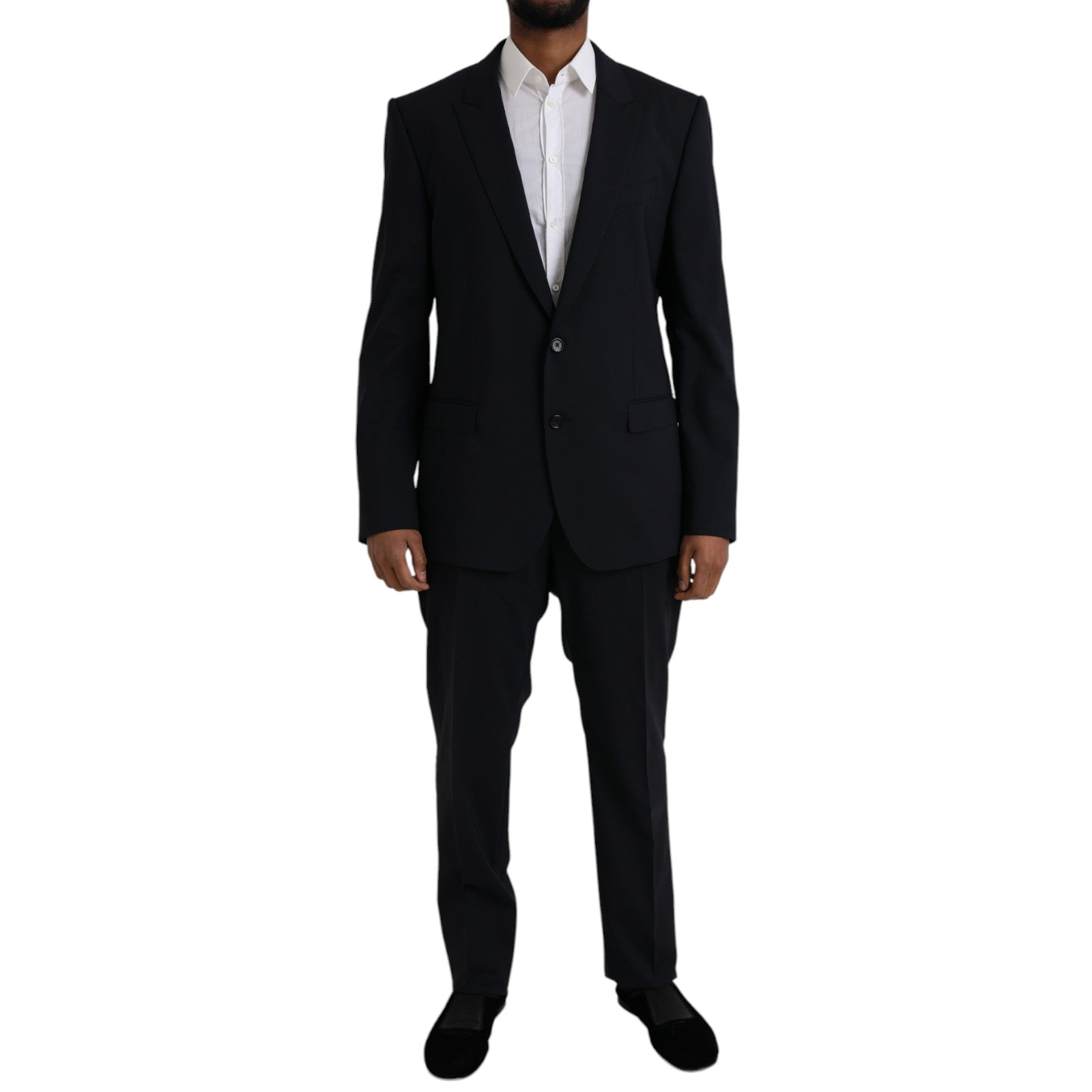 Dolce & Gabbana Blue MARTINI Wool Formal 2 Piece Suit - IT54 | XL