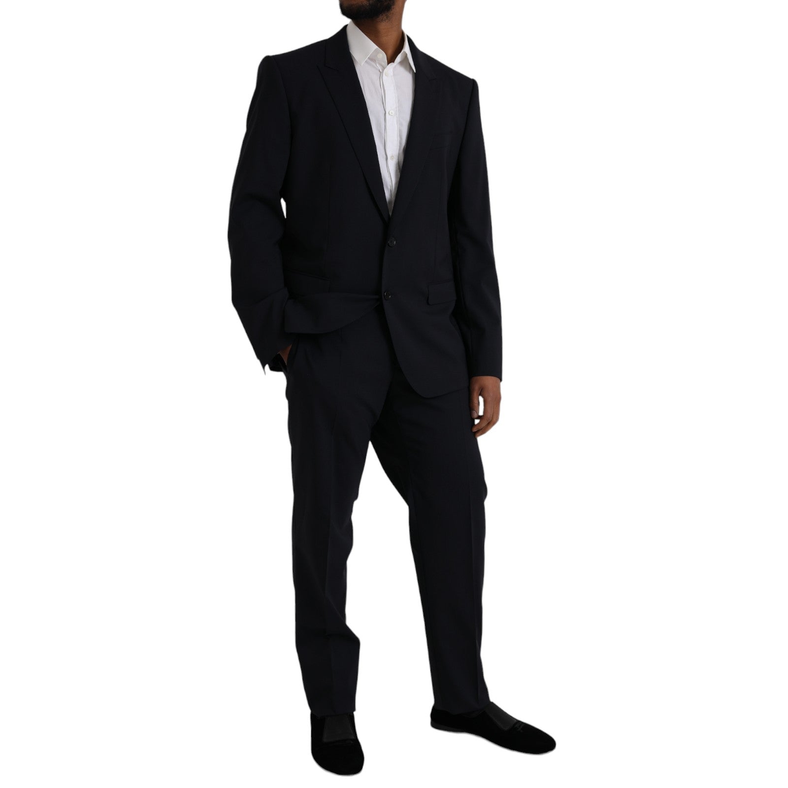 Dolce & Gabbana Blue MARTINI Wool Formal 2 Piece Suit - IT54 | XL