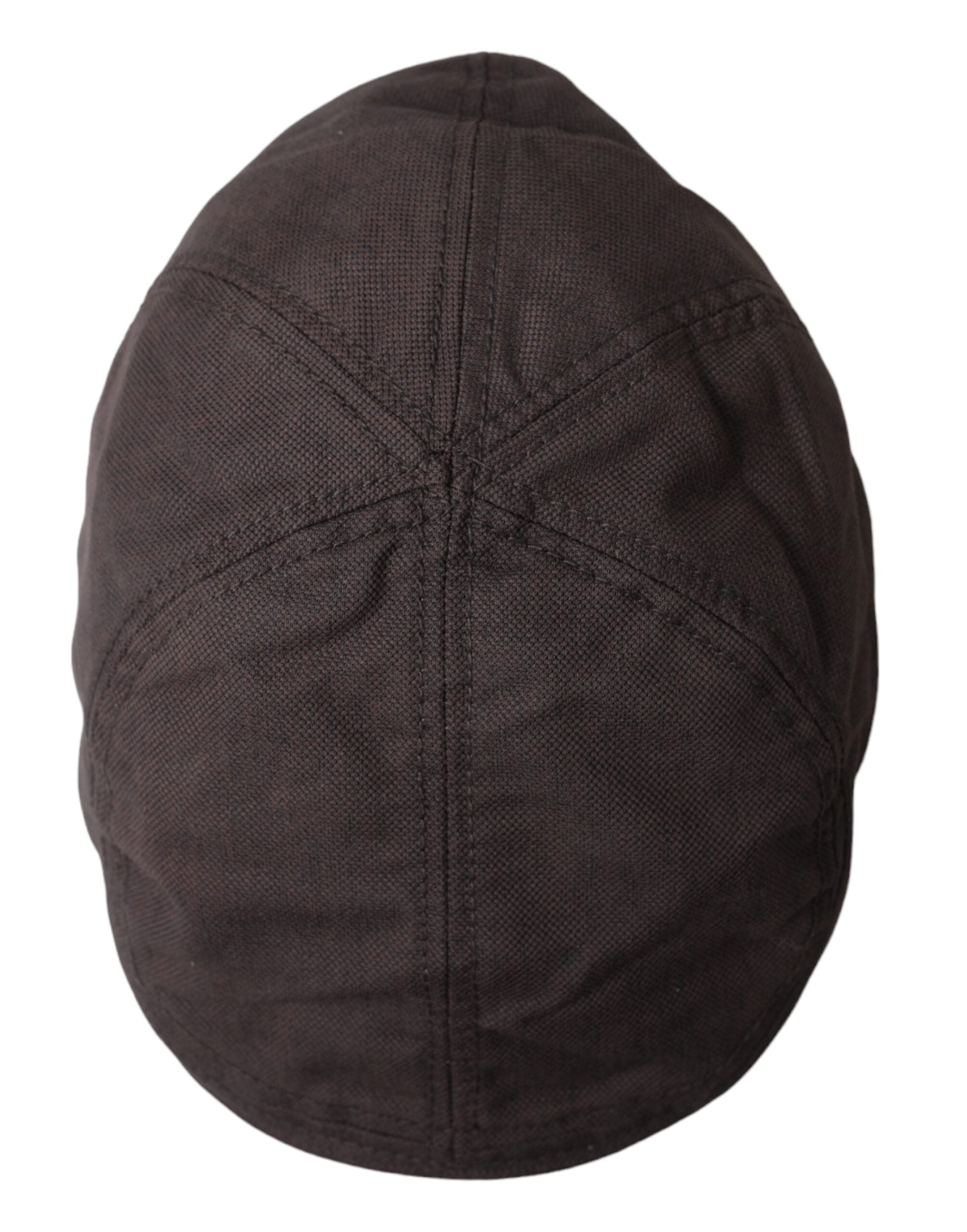 Dolce & Gabbana Brown Nylon Cloth Newsboy Hat Men - 58 cm|M