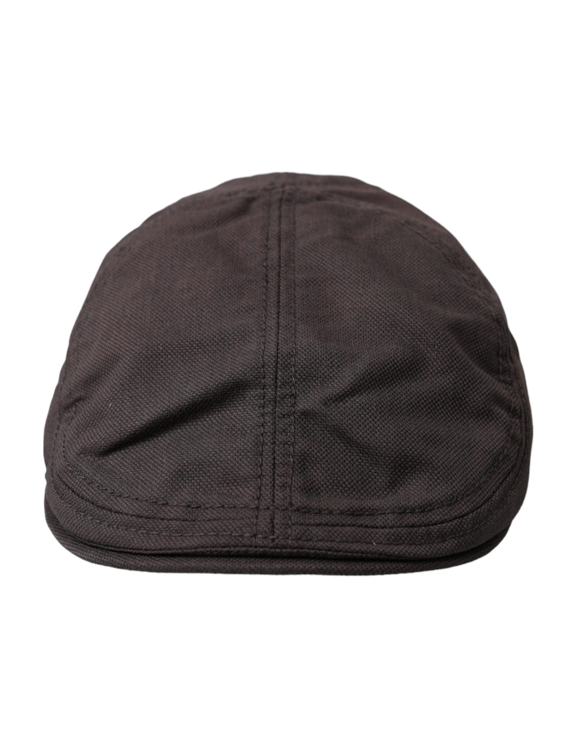 Dolce & Gabbana Brown Nylon Cloth Newsboy Hat Men - 58 cm|M