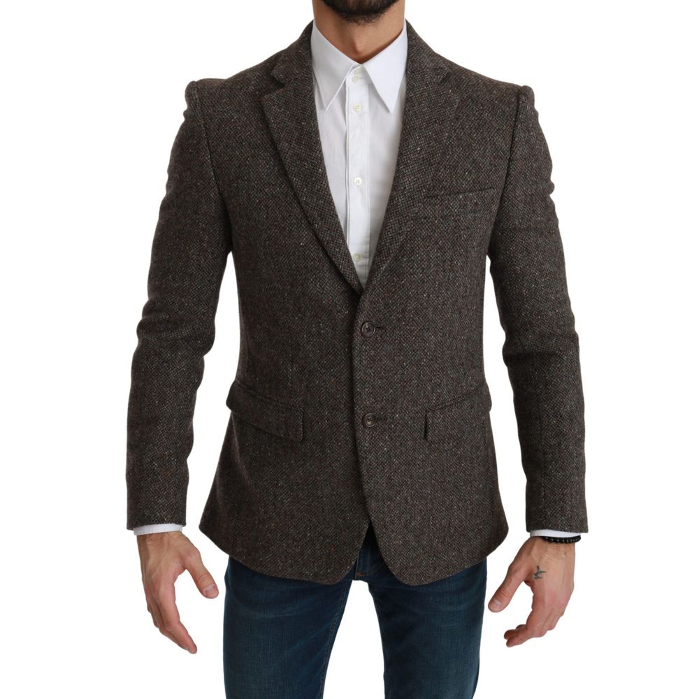 Dolce & Gabbana Brown Virgin Wool Suit - IT48 | M