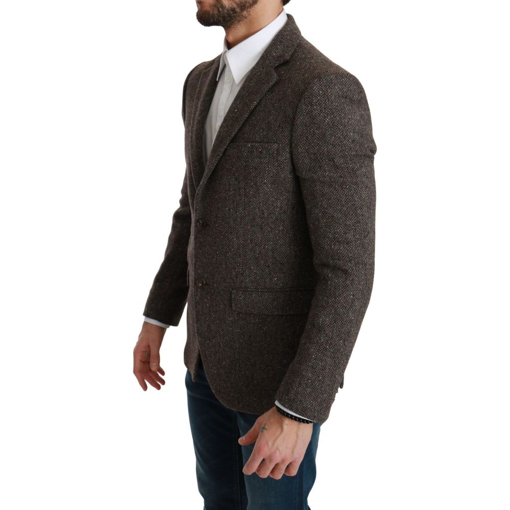 Dolce & Gabbana Brown Virgin Wool Suit - IT48 | M