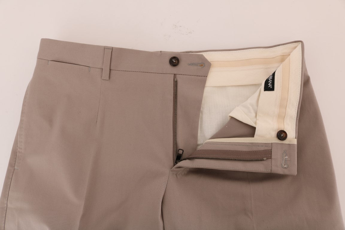 Dolce & Gabbana Chic Beige Chinos Casual Pants - IT44 | XS