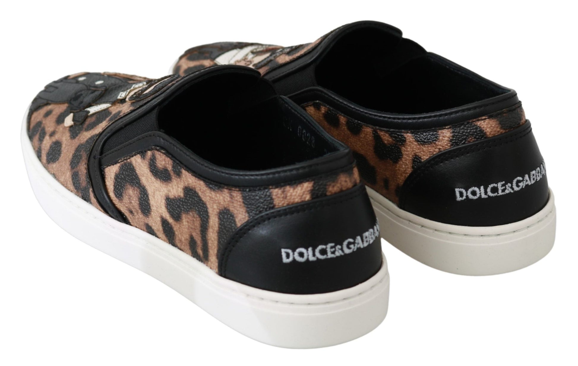 Dolce & Gabbana Chic Leopard Print Loafers for Elegant Comfort - EU35.5/US5