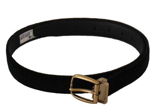 Dolce & Gabbana Chic Velvet Elegance Belt - 90 cm / 36 Inches