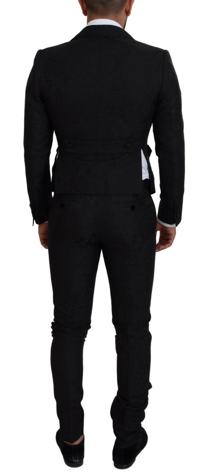 Dolce & Gabbana Elegant Black Martini Suit for the Modern Man - IT46 | S