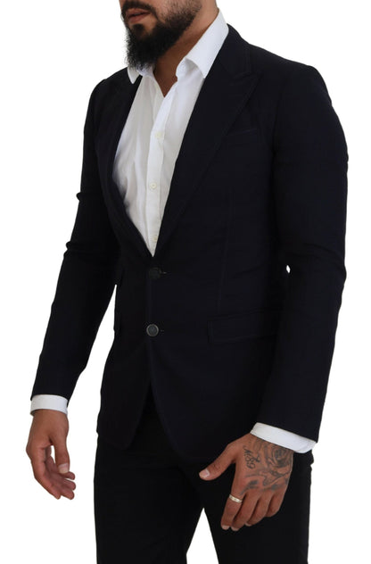 Dolce & Gabbana Elegant Black Single-Breasted Blazer - IT48 | M