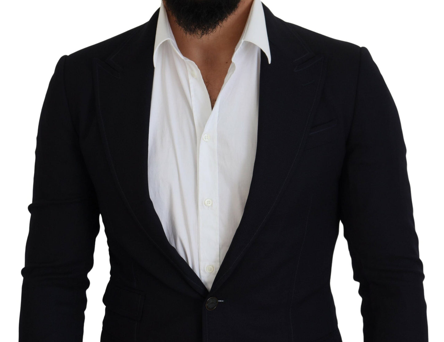 Dolce & Gabbana Elegant Black Single-Breasted Blazer - IT48 | M