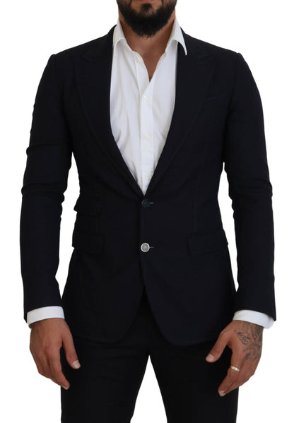 Dolce & Gabbana Elegant Black Single-Breasted Blazer - IT48 | M