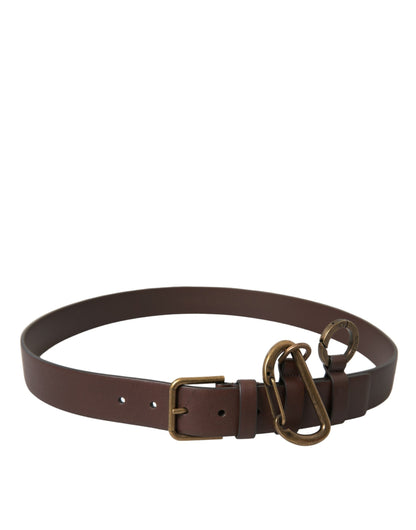 Dolce & Gabbana Elegant Calf Leather Belt with Metal Buckle Closure - 100 cm / 40 Inches