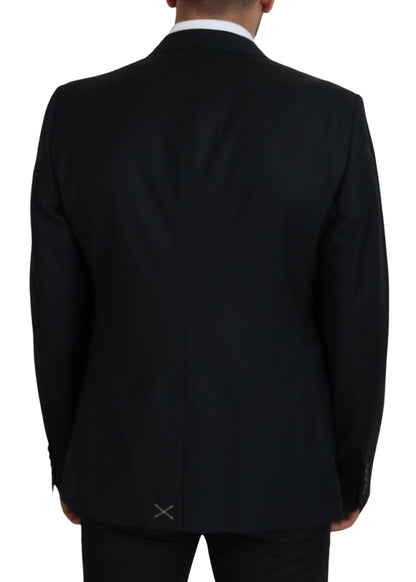 Dolce & Gabbana Elegant Dark Blue Single Breasted Blazer - IT56 | XL