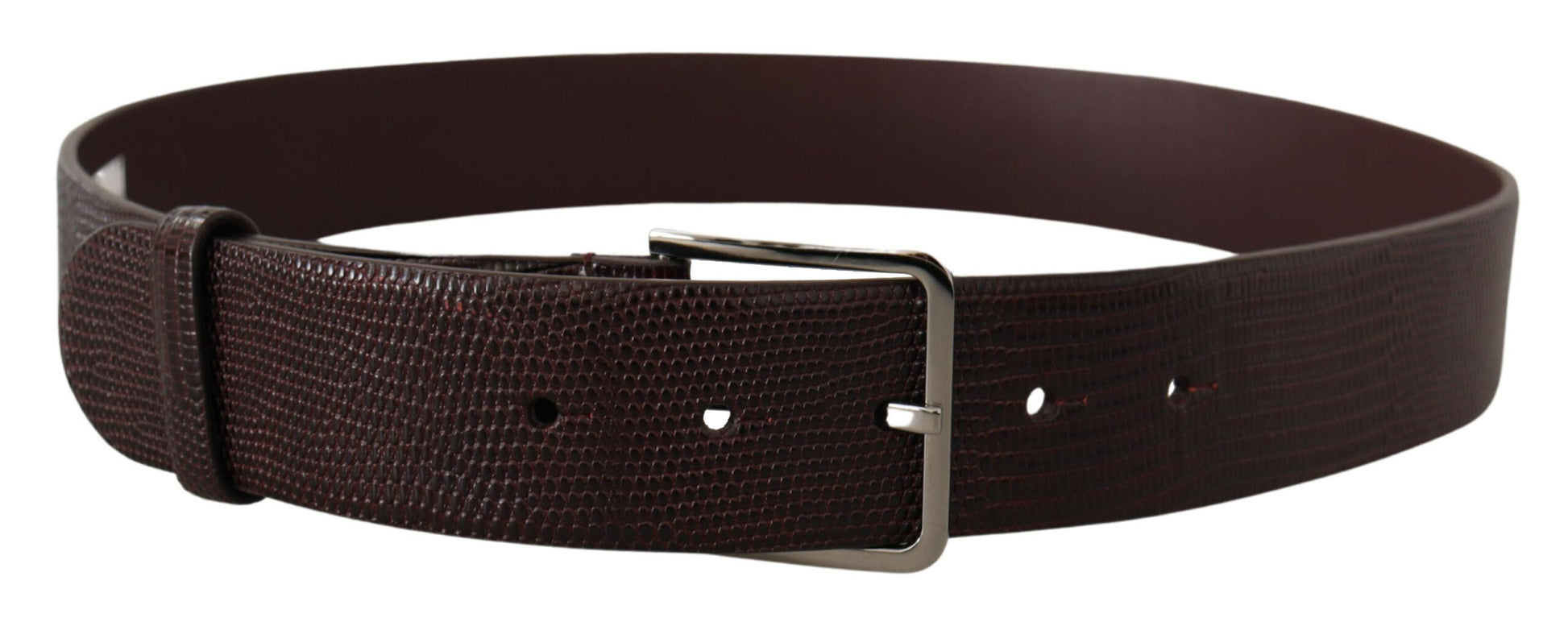 Dolce & Gabbana Elegant Dark Brown Leather Belt - 90 cm / 36 Inches