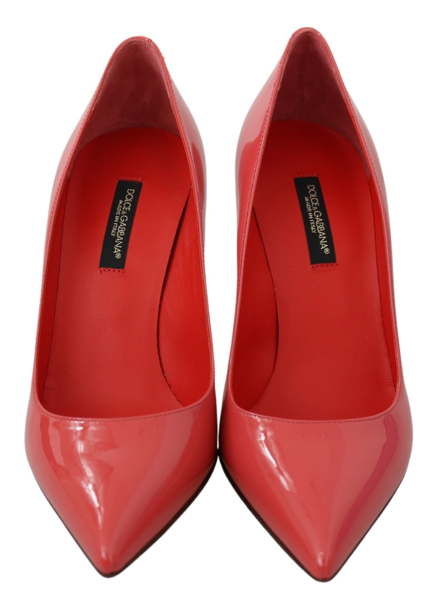 Dolce & Gabbana Elegant Dark Pink Patent Leather Pumps - EU35/US4.5