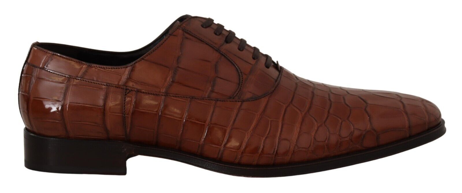 Dolce & Gabbana Elegant Exotic Crocodile Leather Formal Shoes - EU44/US11