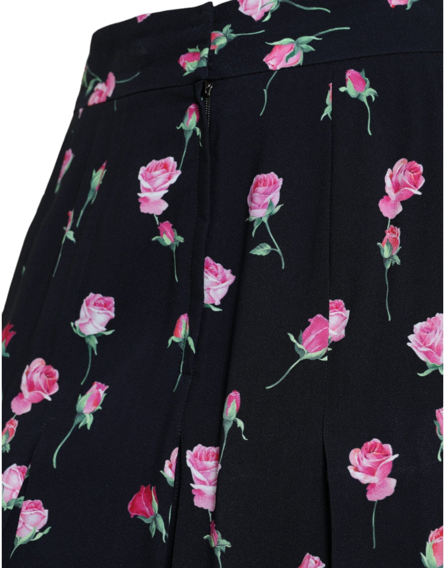 Dolce & Gabbana Elegant Floral A-Line Knee-Length Skirt - IT40|S