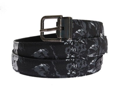 Dolce & Gabbana Elegant Floral Patterned Men’s Luxury Belt