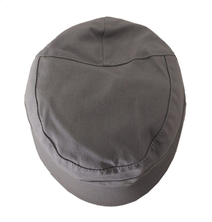 Dolce & Gabbana Elegant Gray Newsboy Cap - Classic Accessory - 60 cm|XL