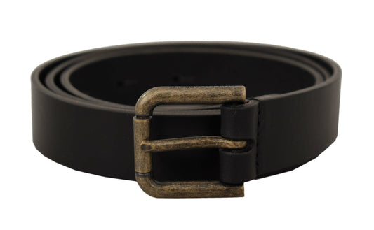 Dolce & Gabbana Elegant Italian Leather Belt - 90 cm / 36 Inches