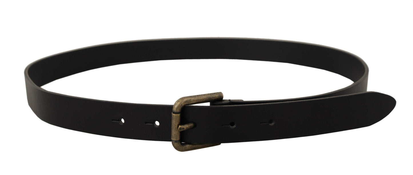 Dolce & Gabbana Elegant Italian Leather Belt - 90 cm / 36 Inches