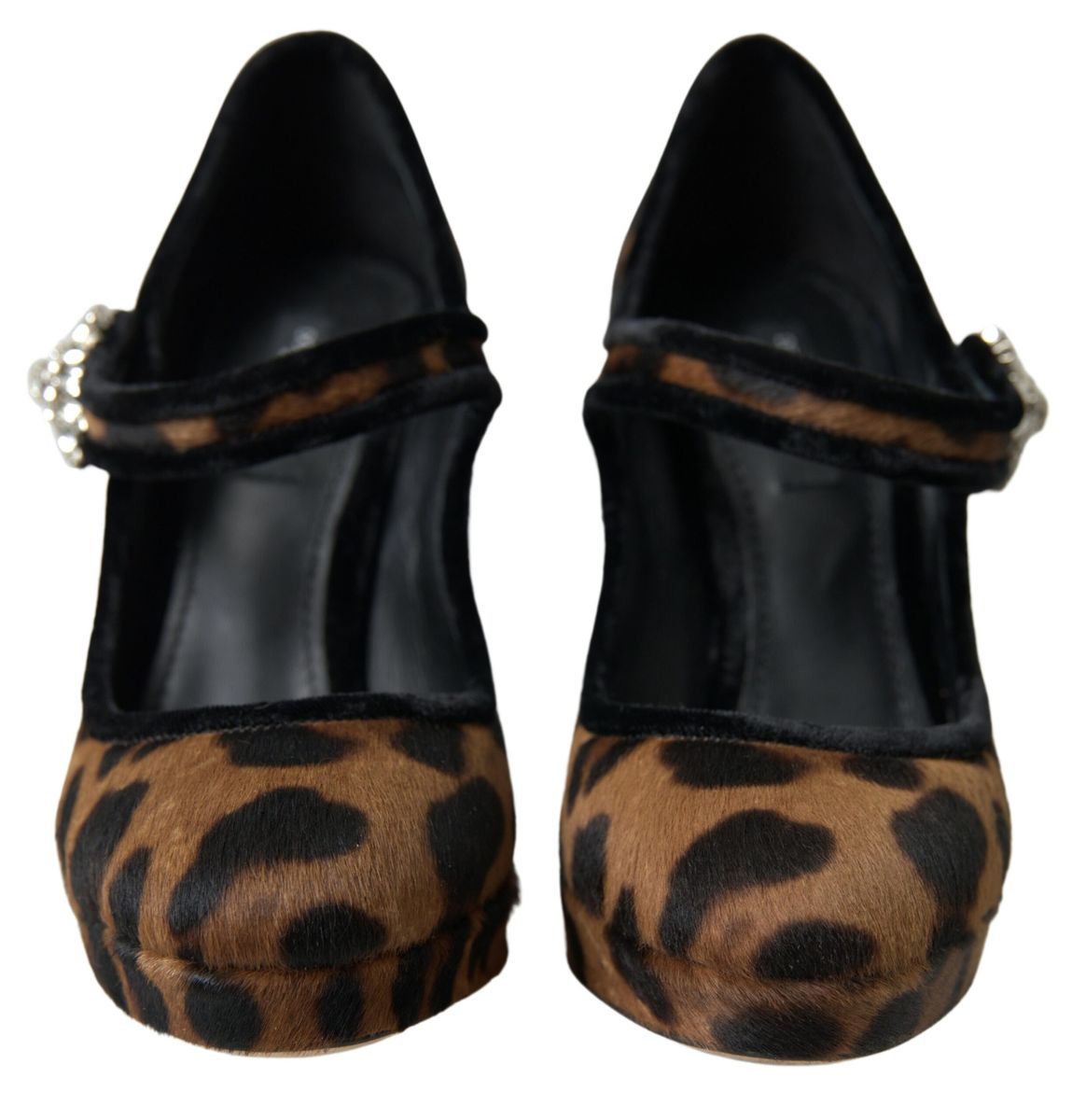 Dolce & Gabbana Elegant Leopard Heel Pumps for Chic Sophistication - EU35.5/US5