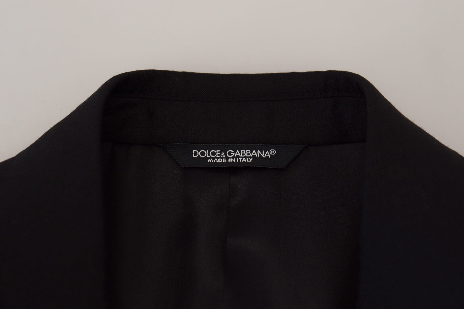 Dolce & Gabbana Elegant Martini Style Black Formal Blazer - IT44 | XS