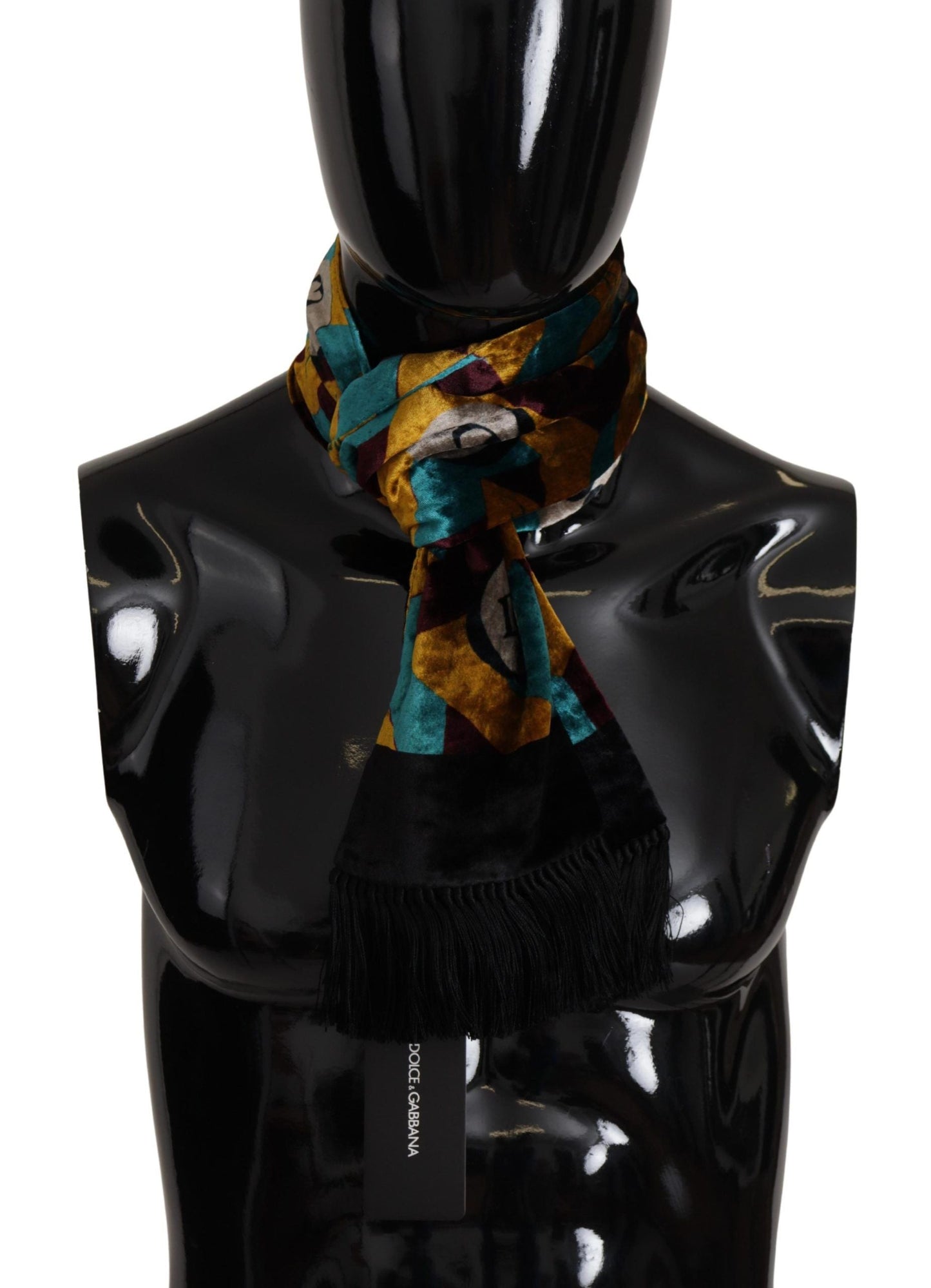 Dolce & Gabbana Elegant Multicolor Silk Blend Men’s Scarf