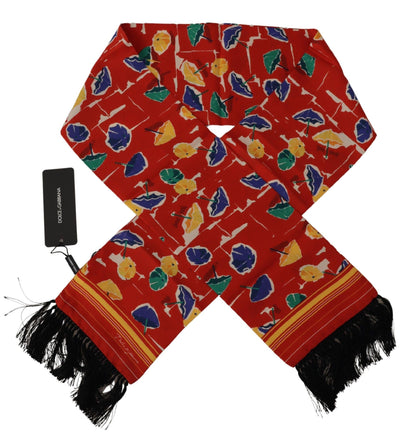 Dolce & Gabbana Elegant Multicolor Silk Men’s Scarf