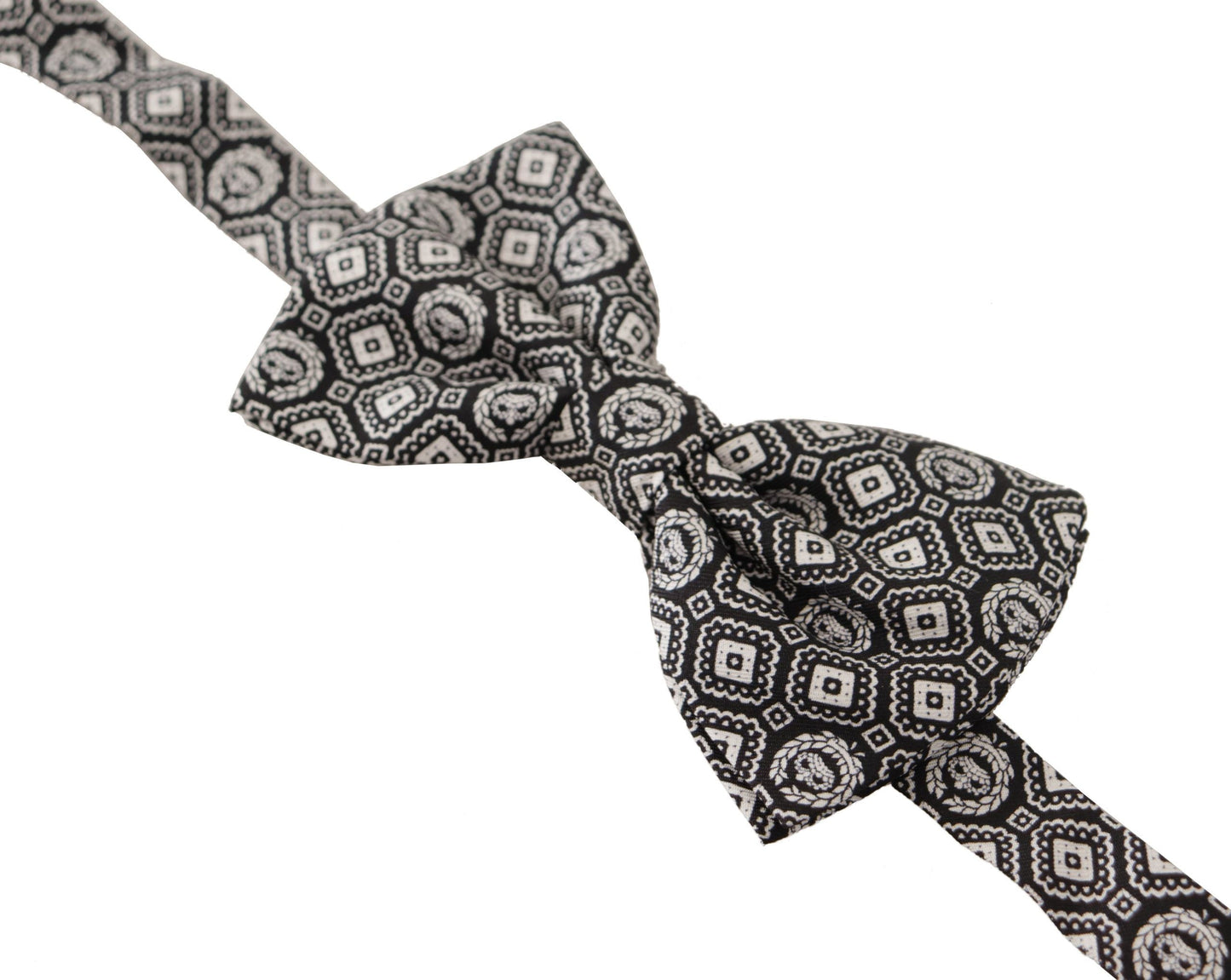 Dolce & Gabbana Elegant Silk Black Bow Tie